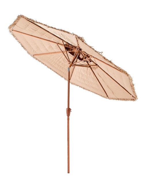 Load image into Gallery viewer, Tiki Umbrella 2-Tier Thatched Patio Umbrella 9 ft for Pool Patio Beach
