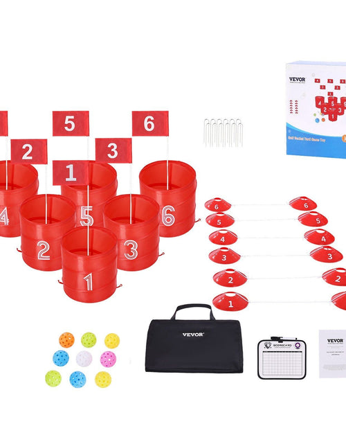 Load image into Gallery viewer, Backyard Golf Game 6 Hole Portable Outdoor Bucket Golf Game for Kids and Adults
