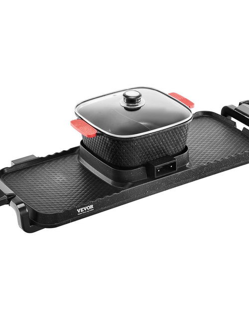 Load image into Gallery viewer, Hot Pot with Grill 2300W 2-in-1 Electric Smokeless BBQ Pan with Removable Pot
