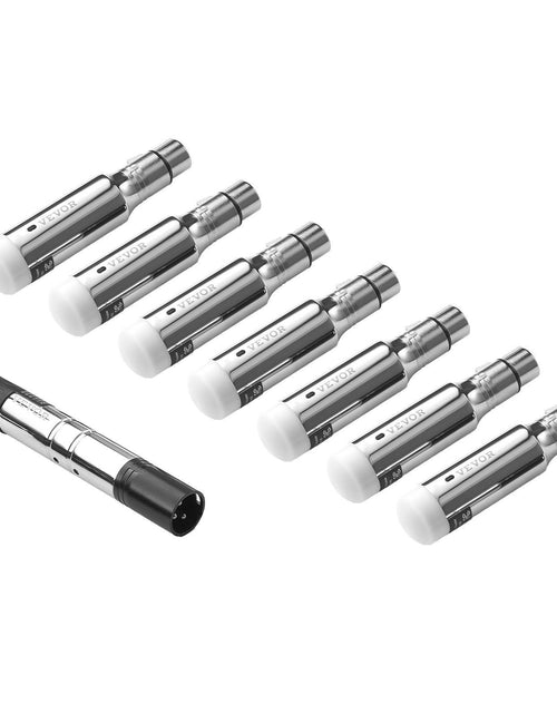 Load image into Gallery viewer, DMX Wireless Receiver Transmitter Rechargeable Battery Stage Light 8 PCs Silver

