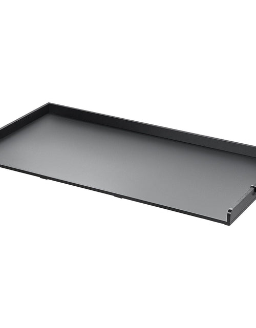 Load image into Gallery viewer, Washer Dryer Countertop, 27.5" Depth x 54" Width, Washer Dryer Wood Top for Laundry Room Organization with Edge Rails(Black)

