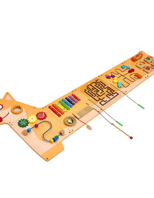 Load image into Gallery viewer, Puppy Activity Wall Busy Board Panels 12 Activities Sensory Wall Panel

