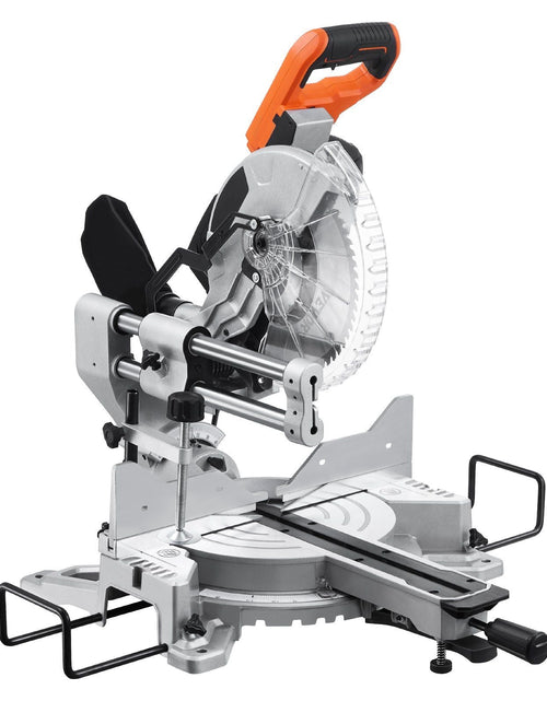 Load image into Gallery viewer, Sliding Compound Miter Saw 10-In Blade 15 Amp Motor Corded Double Bevel 60-Tooth
