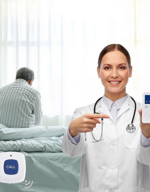 Load image into Gallery viewer, Early Alert Bed Alarm System Wireless Bed and Chair Sensor Pad with Pager
