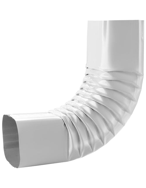 Load image into Gallery viewer, Downspout Gutter Elbow 90 Degree for 3x4 inch Style A L-Shaped Downspout White

