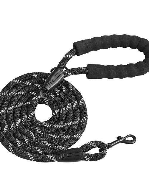 Load image into Gallery viewer, Rope Dog Leash Heavy Duty Padded Handle Leash 6 ft for Medium Large Dogs
