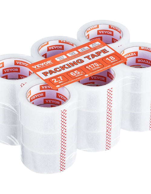 Load image into Gallery viewer, Clear Packing Tape 18 Rolls 65 Yards Heavy Duty Clear Packing Tapes 2.7 Mil
