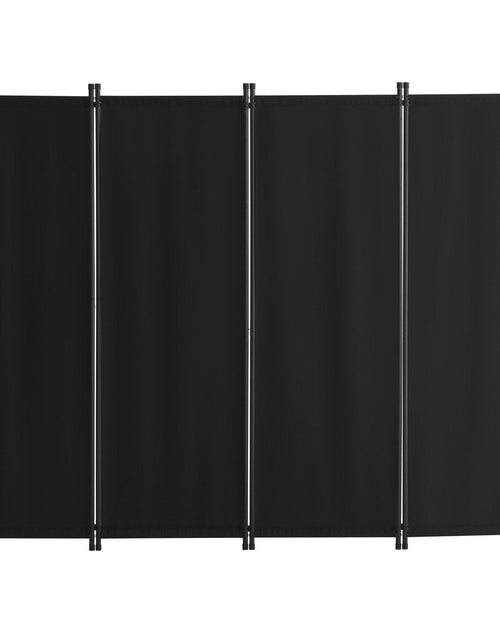 Load image into Gallery viewer, Room Divider, 88×67.5inch Room Dividers and Folding Privacy Screens 4-Panel, Fabric Partition Room Dividers for Office, Bedroom, Dining Room, Study, Freestanding, Black
