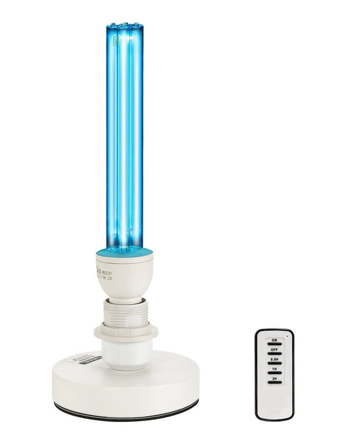 Load image into Gallery viewer, UV Light 25W Ultraviolet Lamp with Ozone Purifier UVC Lamp with Remote Control
