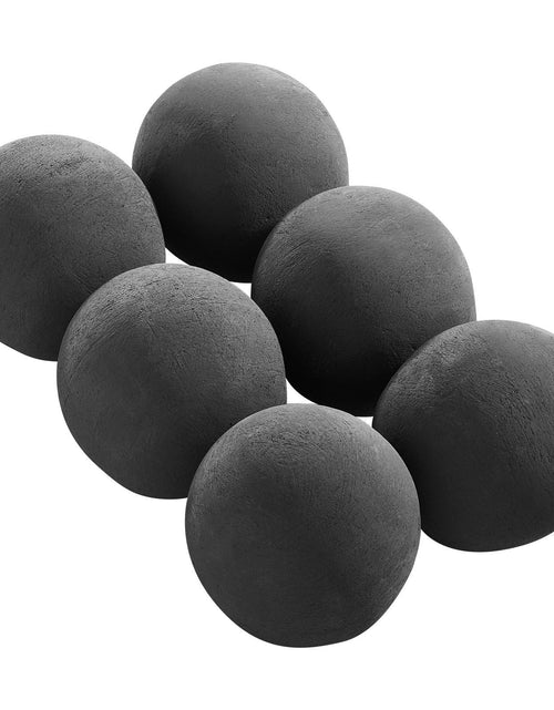Load image into Gallery viewer, 5 Inch 6 Pcs Ceramic Fire Balls Round Fire Stones Reusable Lava Rocks
