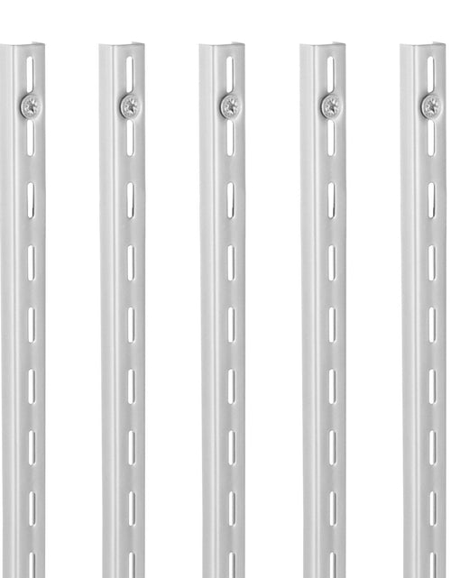 Load image into Gallery viewer, Shelf Track 39-inch 10 Pack Adjustable Steel Wall Mounted Shelf Pilaster
