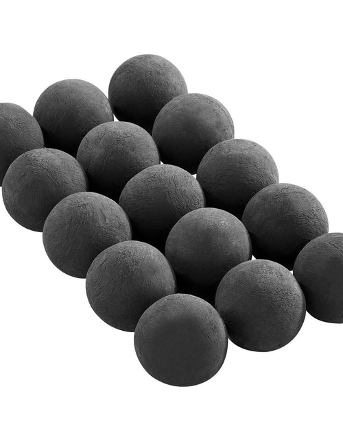 Load image into Gallery viewer, 3 Inch 15 Pcs Ceramic Fire Balls Round Fire Stones Reusable Lava Rocks
