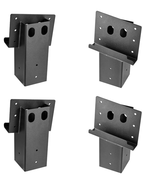 Load image into Gallery viewer, Compound Angle Platform Brackets Fit 3.5x3.5 In / 88.9x88.9 mm Lumber 4 Pcs
