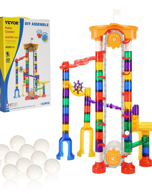 Load image into Gallery viewer, Marble Run Set 153 PCS with Motorized Elevator Educational Maze Gift for Kids
