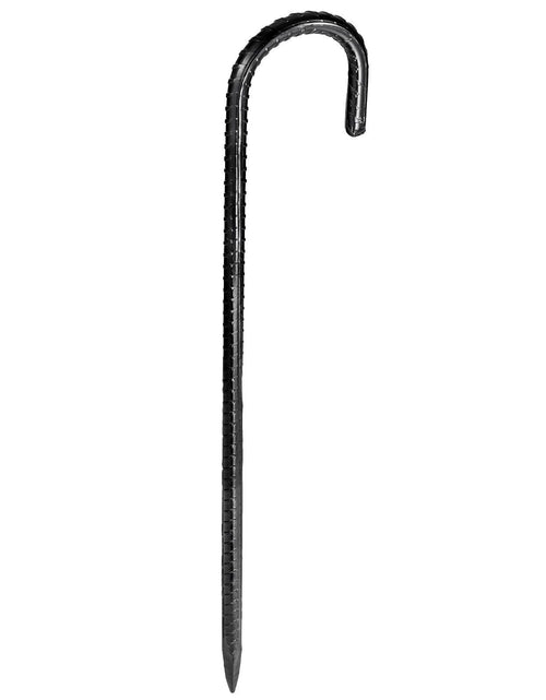 Load image into Gallery viewer, 16-Inch 24 Pack Rebar Stakes Heavy Duty J Hook Galvanized Steel Ground Anchors
