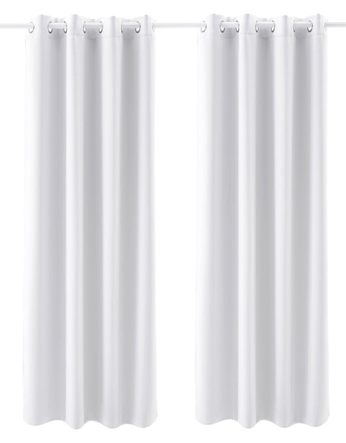 Load image into Gallery viewer, 2 Set Blackout Curtain Grommet Window Panel Thermal Insulated Drapes 52x84 inch
