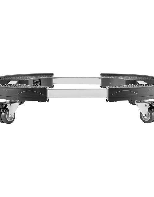 Load image into Gallery viewer, Round Trash Can Dolly 15-22.8 in Adjustable Furniture Dolly 400lbs Heavy Duty
