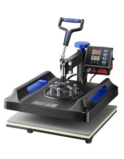 Load image into Gallery viewer, Heat Press Machine Sublimation Machine 15 x 15 inch 8 In 1 Blue Heat Press Set
