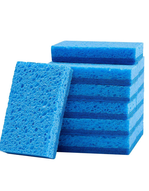 Load image into Gallery viewer, Sponges, 12 Pcs Durable Natural Kitchen Sponges with Cellulose &amp; Scrub Pad, Easy-to-Rinse Cleaning Sponges with Honeycomb Structure &amp; Quick Water Absorption, Fit for Home Cleaning
