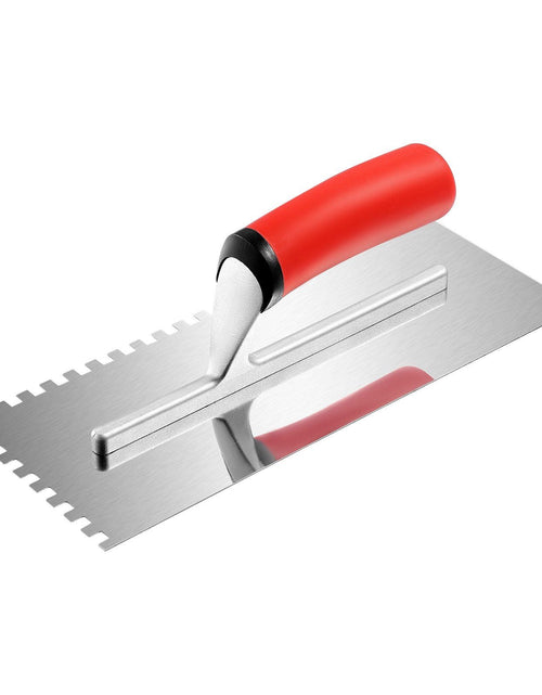 Load image into Gallery viewer, Tile Tools Stainless Steel Squared Notch Tile Trowel 10.9x4.4in Pro Grade
