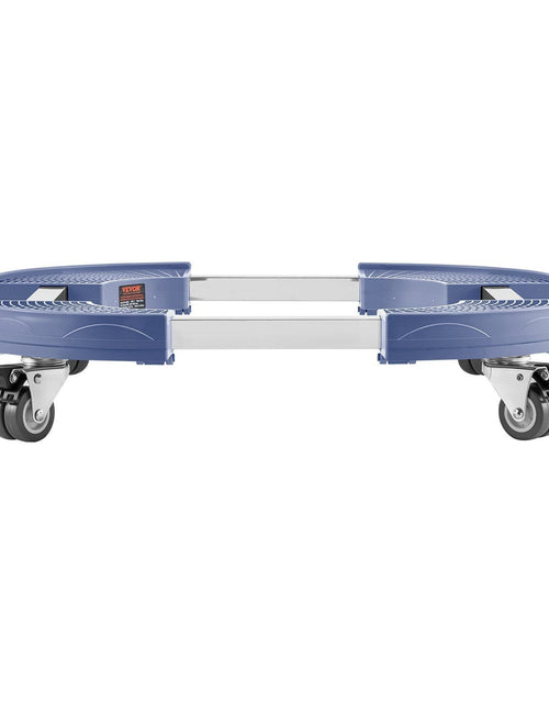 Load image into Gallery viewer, Round Trash Can Dolly 15-22.8 in Adjustable Plastic Bin Dolly 400lbs Heavy Duty
