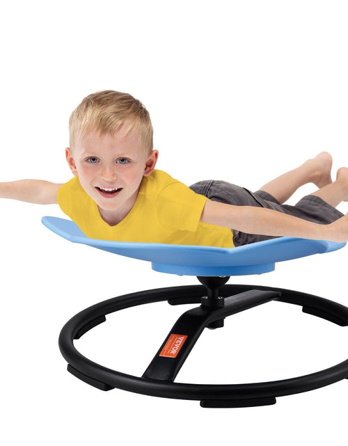 Load image into Gallery viewer, Elephant Kids Swivel Chair, 220 LBS Capacity, 360° Spinning Chair, Autistic Kids Sensory Toy Chair with Non-Slip Metal Base, Toddler Sit and Spin Chair for Coordination Balance Focus Blue
