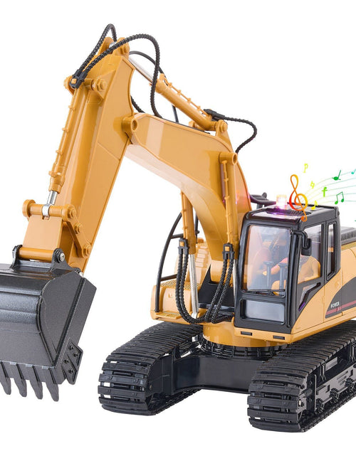 Load image into Gallery viewer, Remote Control Excavator Toy 15 Channel 1:14 Scale RC Excavator Digger for Kids

