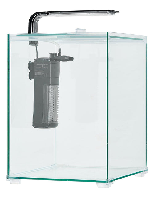 Load image into Gallery viewer, 5 Gallon Fish Tank Aquarium Smart Square Clear Glass 3 Color Self Cleaning
