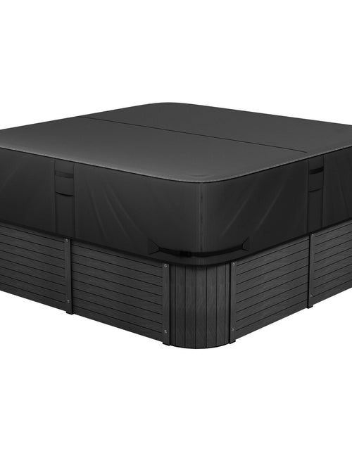 Load image into Gallery viewer, Outdoor Hot Tub Cover 88 x 88 x 20 Inch Weatherproof and Waterproof Black
