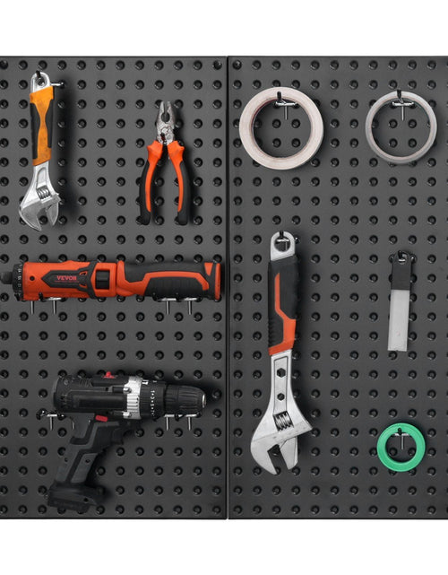 Load image into Gallery viewer, Metal Pegboard Panels 2 Pcs 24" x 12" Wall Organizer for Garage Tool Storage
