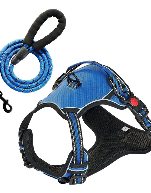 Load image into Gallery viewer, Dog Harness for Large Dogs No Pull Adjustable Dog Vest Pet Harness with Leash
