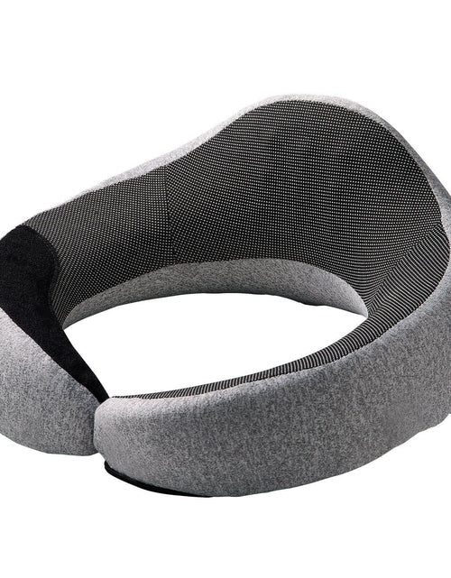 Load image into Gallery viewer, Travel Pillow Double-Layered Memory Foam Neck Pillow for Traveling Black-Gray

