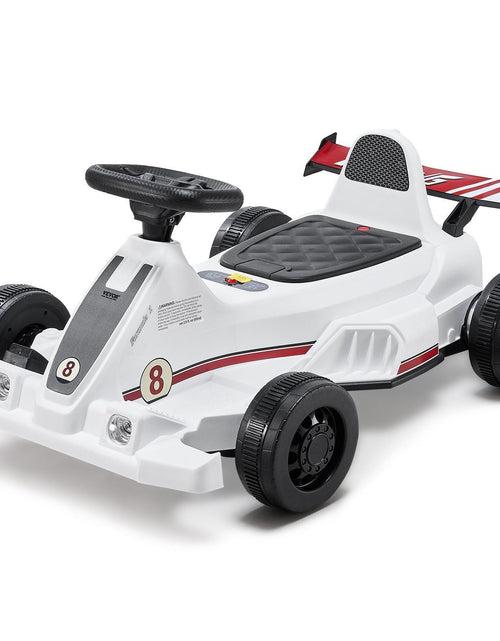 Load image into Gallery viewer, Electric Go Kart 6V Drift Go Cart for Kids Ages 2+ Strong Motor White
