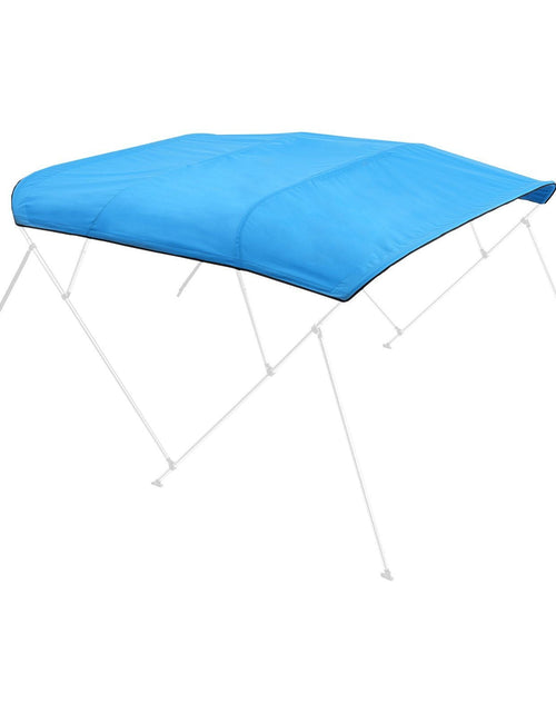 Load image into Gallery viewer, 4 Bow Boat Bimini Tops 96"Lx(97"-103")W Awning Top Replacement Pacific Blue
