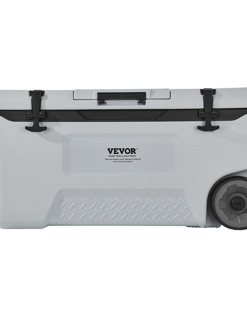 Load image into Gallery viewer, Portable Cooler 74 QT Insulated Wheeled Cooler 120 Can Capacity with Cup Holder
