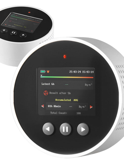 Load image into Gallery viewer, Radon Air Quality Meter Detector for Home 3.3Bq to 37kBq/m³ Battery Powered
