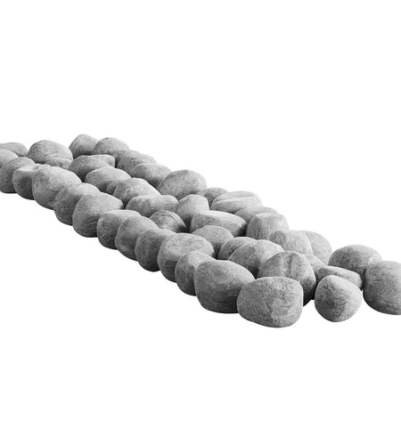 1-2 Inch 48 Pcs Ceramic Fire Pebble Stones Lava Rocks Reusable