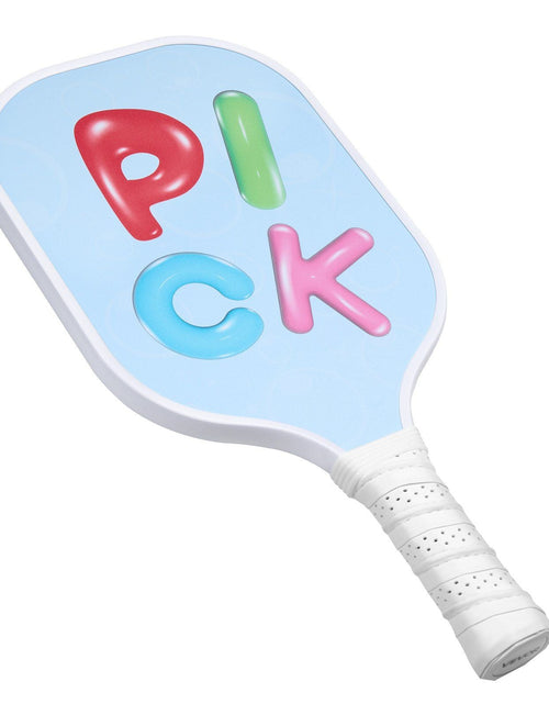 Load image into Gallery viewer, Kids Fiberglass Pickleball Paddle Child Size Lightweight Honeycomb Racket
