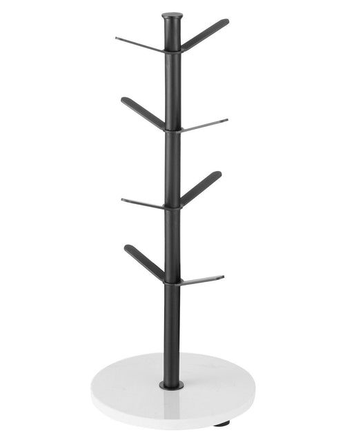 Load image into Gallery viewer, Mug Holder Tree with Marble Base 8 Hooks Cup Rack Stand for Counter Kitchen Home
