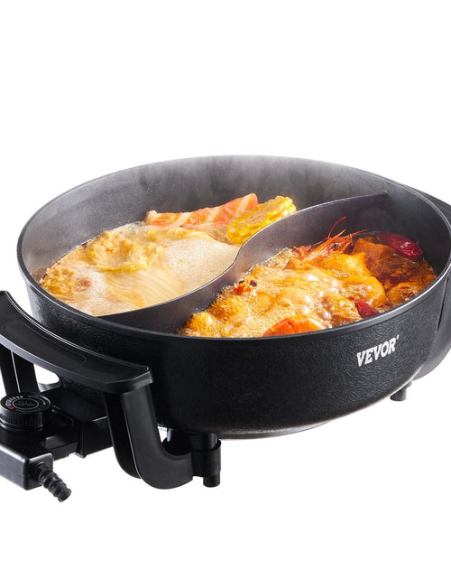 Load image into Gallery viewer, Electric Hot Pot 5 L Non-Stick Shabu-shabu Hot Pot with Divider for 6-10 People
