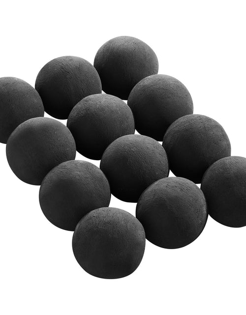 Load image into Gallery viewer, 4 Inch 12 Pcs Ceramic Fire Balls Round Fire Stones Reusable Lava Rocks
