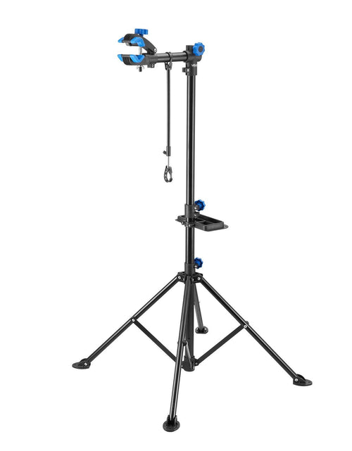 Load image into Gallery viewer, Bike Repair Stand 66 lb Adjustable Bicycle Maintenance Rack with Tool Tray
