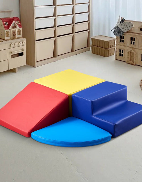 Load image into Gallery viewer, Climbing Toys 4 Piece Foam Climbing Blocks Set for Toddlers and Preschoolers
