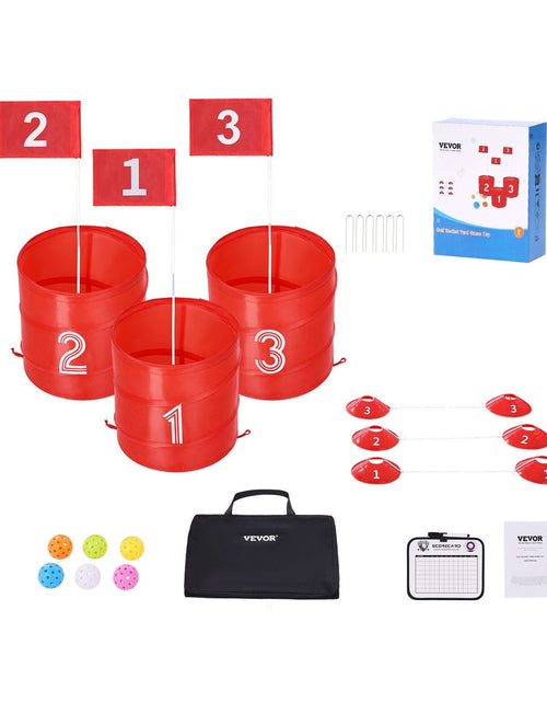 Load image into Gallery viewer, Backyard Golf Game 3 Hole Portable Outdoor Bucket Golf Game for Kids and Adults
