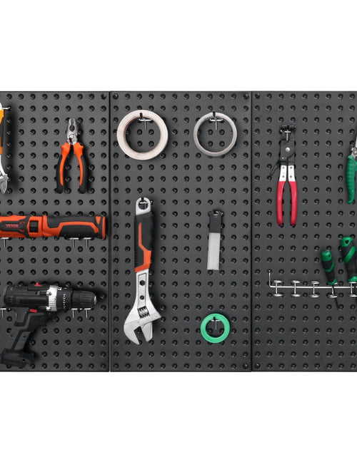 Load image into Gallery viewer, Metal Pegboard Panels 3 Pcs 24" x 12" Wall Organizer for Garage Tool Storage
