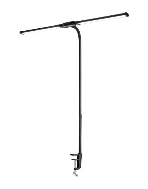 Load image into Gallery viewer, LED Desk Lamp with Clamp Double Head Desk Lamp with 360° Adjustable Gooseneck
