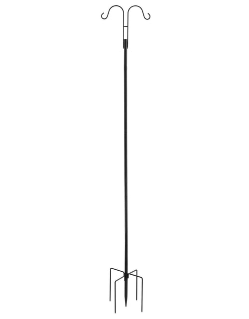 Load image into Gallery viewer, Double Shepherds Hook 8 Pack 76 Inch Heavy Duty Bird Feeder Pole
