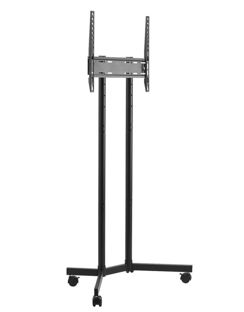 Load image into Gallery viewer, Rolling TV Stand, Mobile TV Cart for 32-65 Inch Screens, Height Adjustable, Portable Monitor Stand with Wheels Holds up to 88 lbs for Living Room, Bedroom, Office, Outdoor, Max VESA 400x400mm
