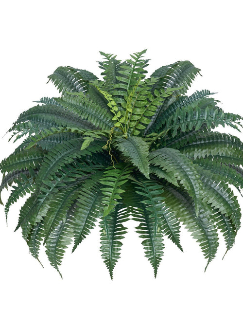 Load image into Gallery viewer, 2 Pcs Artificial Boston Ferns Plastic Fern 50 Branches Indoor Outdoor Decor
