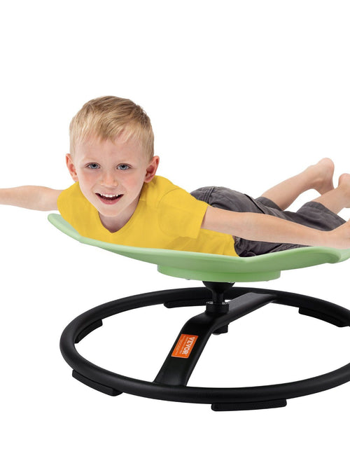 Load image into Gallery viewer, Elephant Kids Swivel Chair, 220 LBS Capacity, 360° Spinning Chair, Autistic Kids Sensory Toy Chair with Non-Slip Metal Base, Toddler Sit and Spin Chair for Coordination Balance Focus Green
